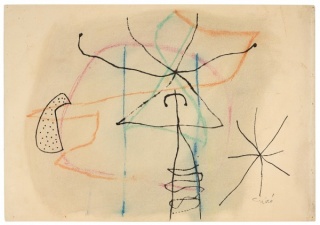 Dibujo de Joan Miró.
