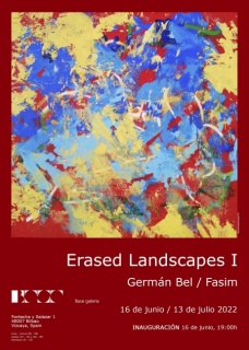 Erased landscapes I, Germán Bel / Fasim. BASE gallery / Bilbao, 2022.