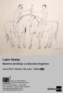 LAJOS SZALAY MAESTROS DEL DIBUJO Y LA PINTURA ARGENTINA