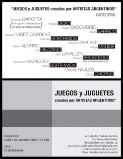 Juegos y juguetes creados por artistas argentinos