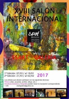 XVIII Salón Internacional 2017 Esart Galeria