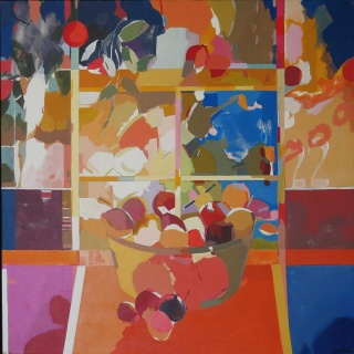 David Sancho, Colores de la India — Cortesía de la Galería Cristóbal Bejarano