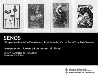 Senos. Xilografías de Albino Fernández, José Manuel Moraña, Víctor Rebuffo y Luis Seoane