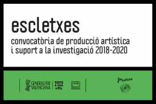 Escletxes. Convocatoria de apoyo a la investigación y producción artística 2018-2020