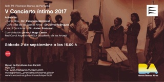 V Concierto Íntimo en el Museo de Esculturas Luis Perlotti