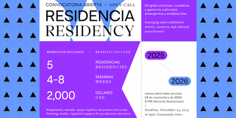 2025-2026 Residency Program at La Nueva Fábrica