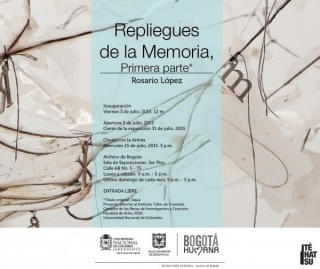 Rosario López, Repliegues de la Memoria, Primera parte*