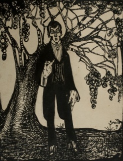 Ismael Smith, Hombre y árbol, 1907. Museu Nacional d\'Art de Catalunya