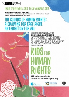 The colors of human rights: a drawing for each right, an exhibition for all
