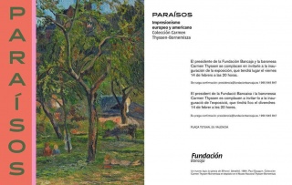 Paraísos. Impresionismo europeo y americano. Col. Carmen Thyssen-Bornemisza