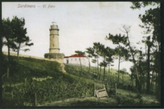 Römmler&Jonas. Sardinero. El Faro, 1912. Colección Alfonso Díaz Grande