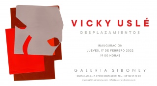 Vicky Uslé. Desplazamientos - Invitación