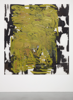 Håkan Rehnberg, Untitled, 2017, Oil on acrylic glass, 200 x 185 cm, 78 11/16 x 72 13/16 in
