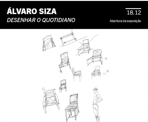 Álvaro Siza: Desenhar o Quotidiano, na Ala Álvaro Siza — Imagen cortesía de la Fundação de Serralves