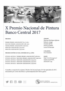 X Premio Nacional de Pintura Banco Central 2017