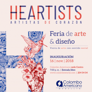 Heartists. Imagen cortesía Galería Colombo Americano de Medellín