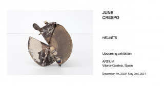 June Crespo. Helmets