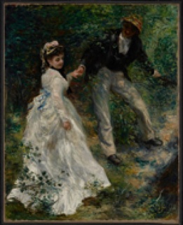 Pierre-Auguste Renoir, La Promenade 1870, Óleo sobre lienzo. 81,3 x 64,8 cm. The J. Paul Getty Museum