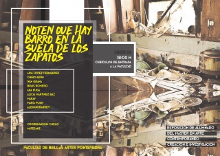 Noten que hay barro en la suela de los zapatos