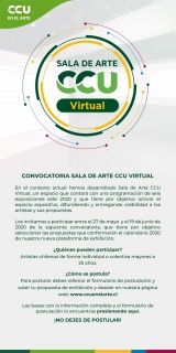 Convocatoria Sala de Arte CCU Virtual