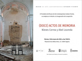 Nieves Correa y Abel Loureda. (DOCE) Actos de Memoria