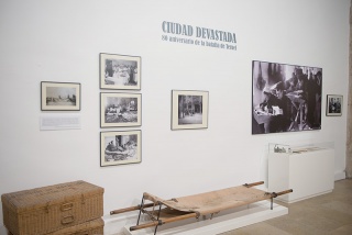 Ciudad devastada. Museo de Teruel
