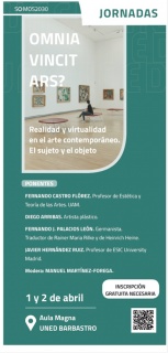 Jornadas Omnia Vincit Ars? Realidad y virtualidad en el arte contemporáneo. El sujeto y el objeto