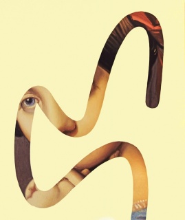 Lino Lago. Fake abstract (Ingres). Óleo sobre lino. 70 x 60 cm. 2018 — Cortesía de Moret Art