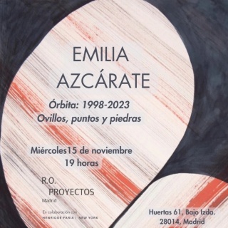 Emilia Azcárate. Órbita 1998-2023. Ovillos, puntos y piedras