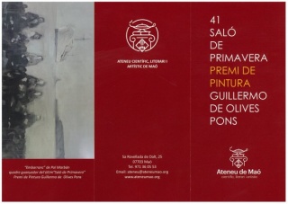 XLI Saló de Primavera-Premi de Pintura Guillermo de Olives Pons