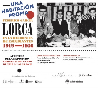 Una habitación propia: Federico García Lorca en la Residencia de Estudiantes 1919-1936