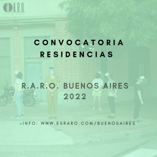 Convocatoria Residencias R.A.R.O. 2022