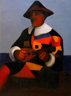 Arleqin con mandolina 1923