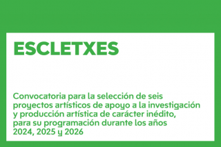 Escletxes. Convocatoria de apoyo a la investigación y producción artística 2024-2026