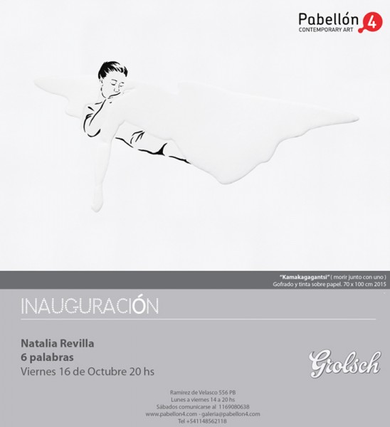 Flyer invitación inauguración.