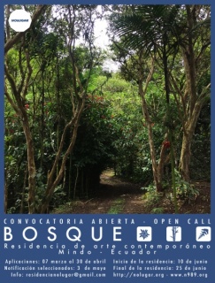 Bosque – Convocatoria a Residencia Artística Internacional en Mindo Ecuador