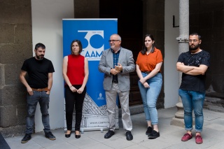Presentación de la exposición 'Espacio CV' en el CAAM — Cortesía del Centro Atlántico de Arte Moderno (CAAM)
