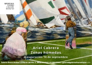 Invitación a exposición "Zonas Húmedas" de Ariel Cabrera