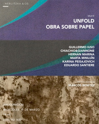 Unfold. Obra sobre papel