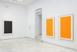 Panorámica de la exposición de Rodríguez Silva en Galería Fernando Pradilla