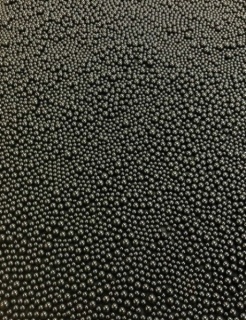 Mona Hatoum, Turbulence (black) -detalle-, 2014