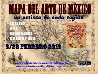 Map of the Art of Mexico.