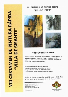 VIII Certamen Nacional de Pintura Rápida Villa de Sisante