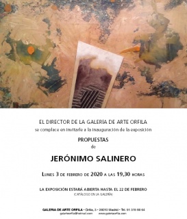 Jerónimo Salinero. Propuestas