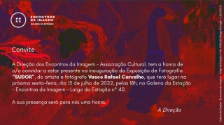 Vasco Rafael Carvalho. Sudor - Invitación