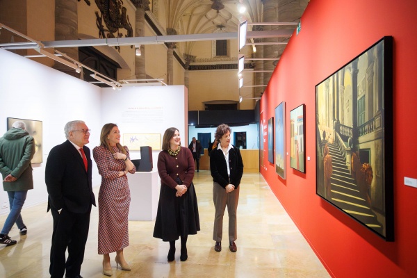 Presentación de la exposición ‘Cómo construimos la Colección Bassat'. Fotografía de Daniel Marcos — Imagen cortesía del Ayuntamiento de Zaragiza