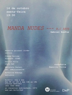 Gabriel Bonfim, Manda nudes --- W.C Arte