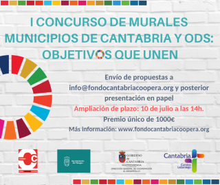 I Concurso de Murales Municipios de Cantabria y ODS: Objetivos que unen