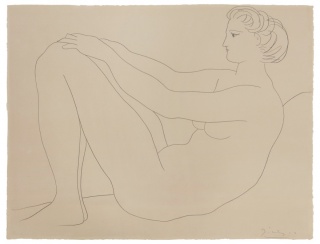 Resting Nude, 1942-43