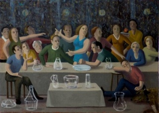 Stephen McKenna, The Return of Ulysses, 2006, óleo/lienzo, 50 x 70 cm.
